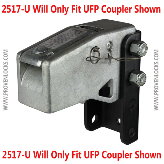 Model 2517-U 2 5/16'' Trailer Coupler Locks Proven Locks