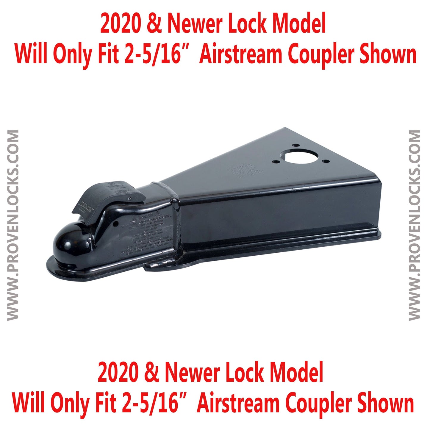 Model 2516-AS 2 5/16'' Trailer Coupler Locks Proven Locks