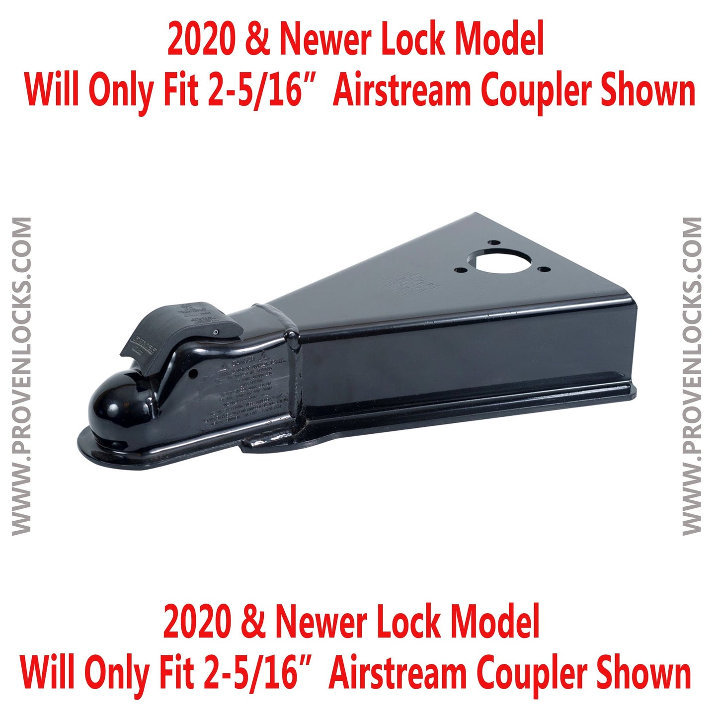 Model 2516-AS 2 5/16'' Trailer Coupler Locks Proven Locks 