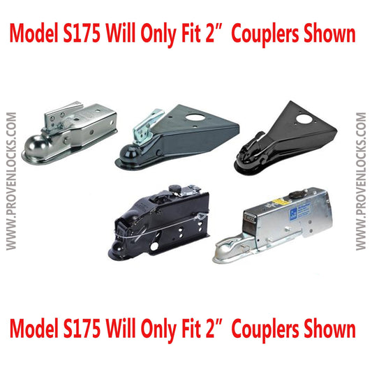 Model S175 2'' Trailer Coupler Locks Proven Industries