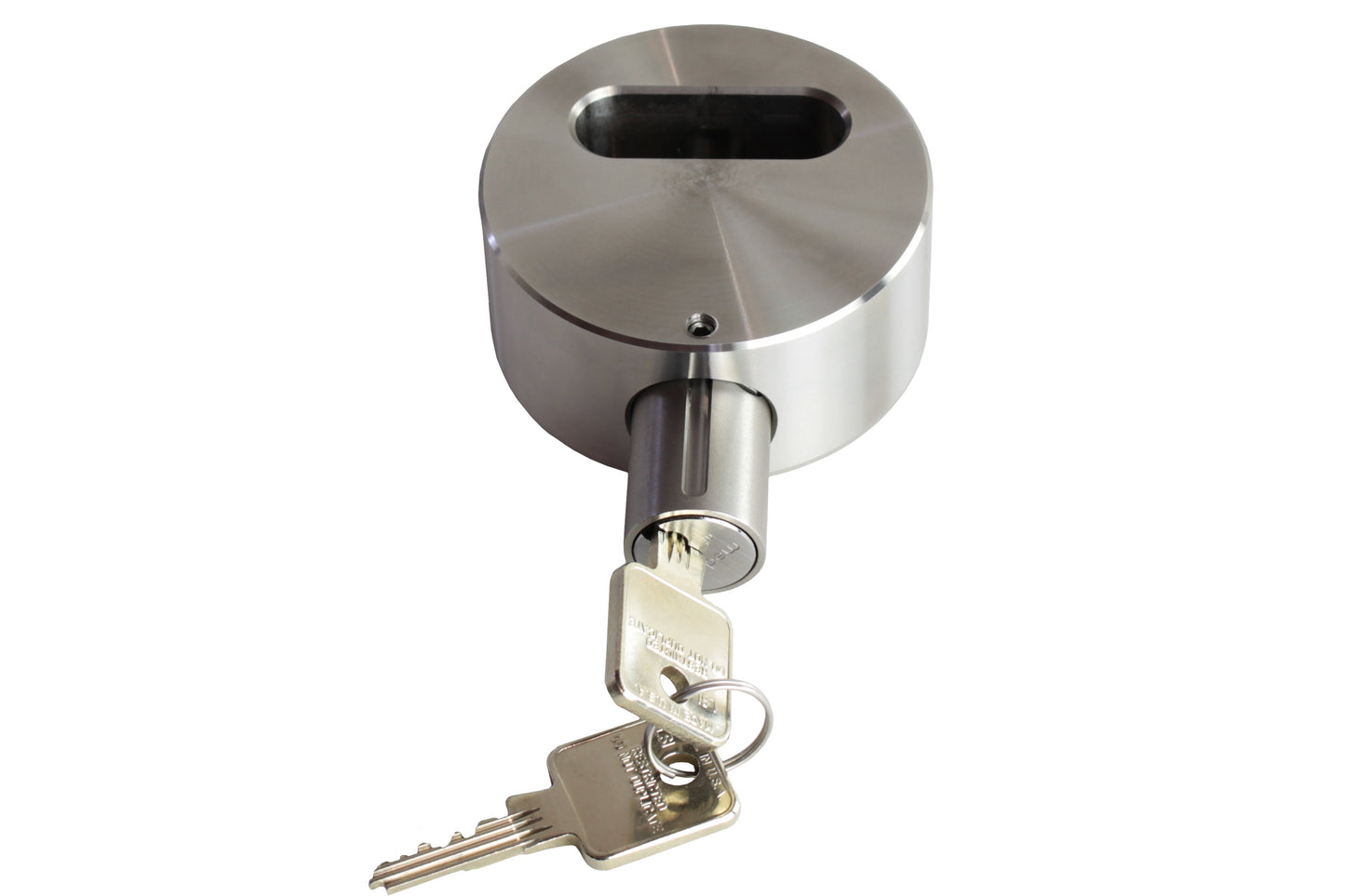 Model 400-SS Puck Locks Proven Locks