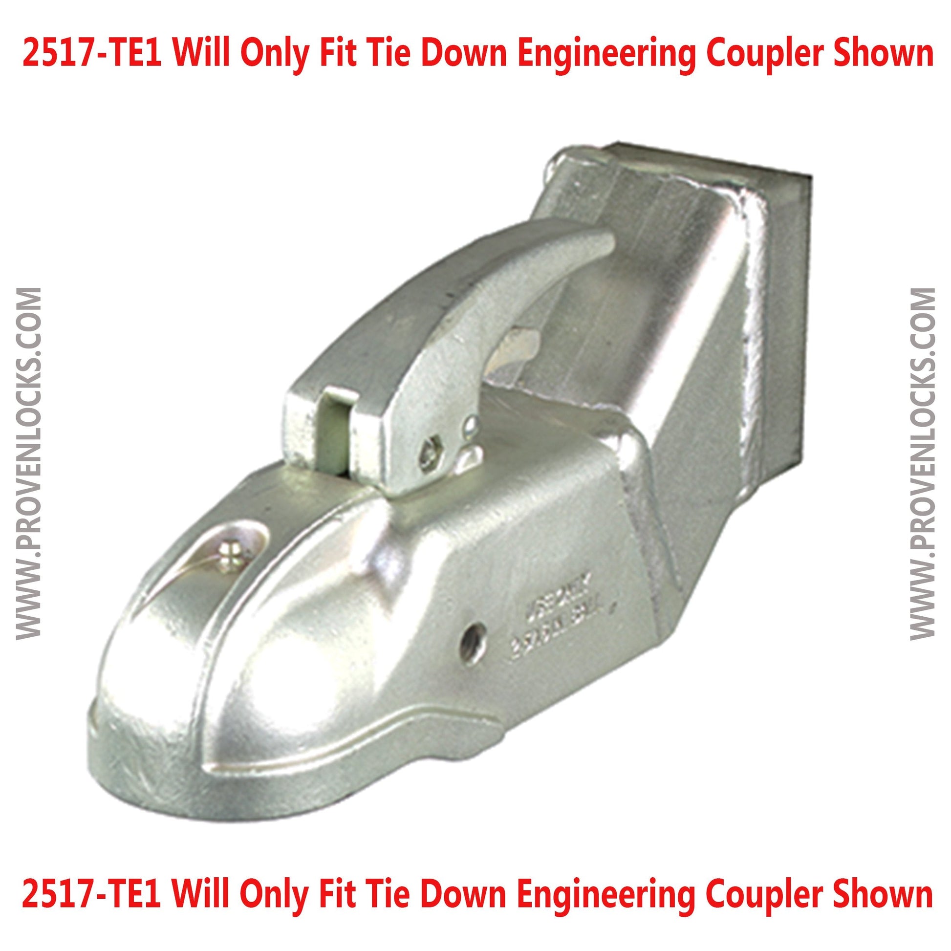 Model 2517-TE1 2 5/16'' Trailer Coupler Locks Proven Locks 